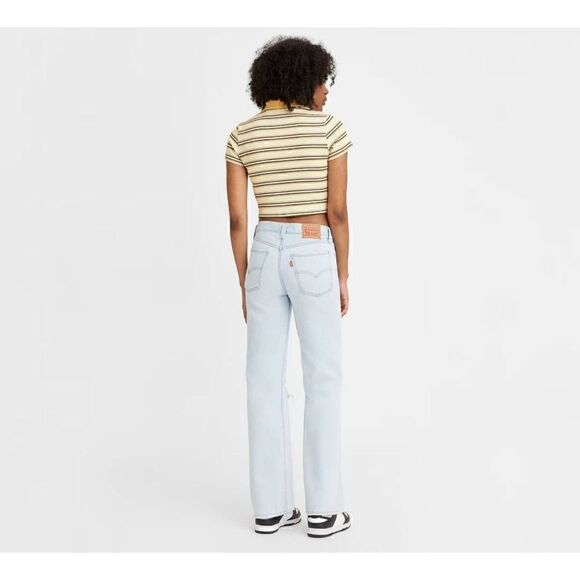 Levi's Low Pro Straight Women's Jeans Light Wash Size 32 - Picture 3 of 15